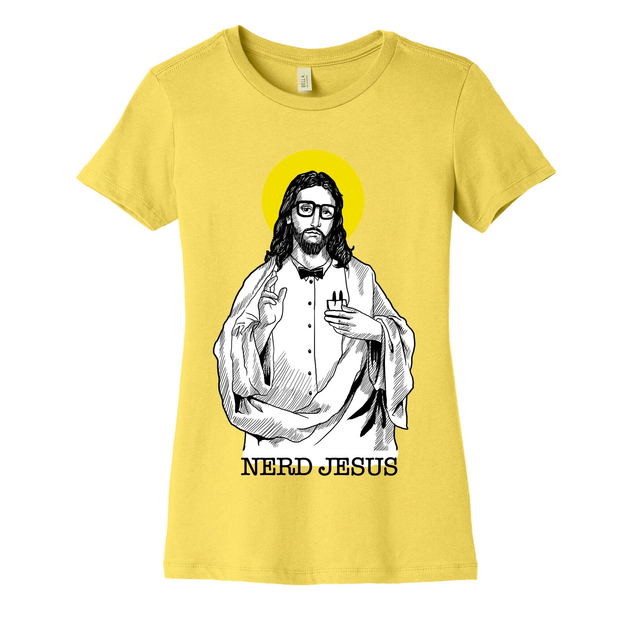 Nerd Jesus Women's Cotton Tee
